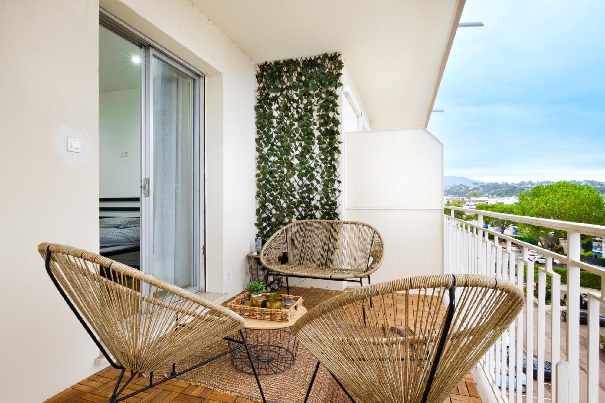 Le Millesime ~ Vue ~ Balcon ~ Parking Apartment Cagnes-sur-Mer Ngoại thất bức ảnh